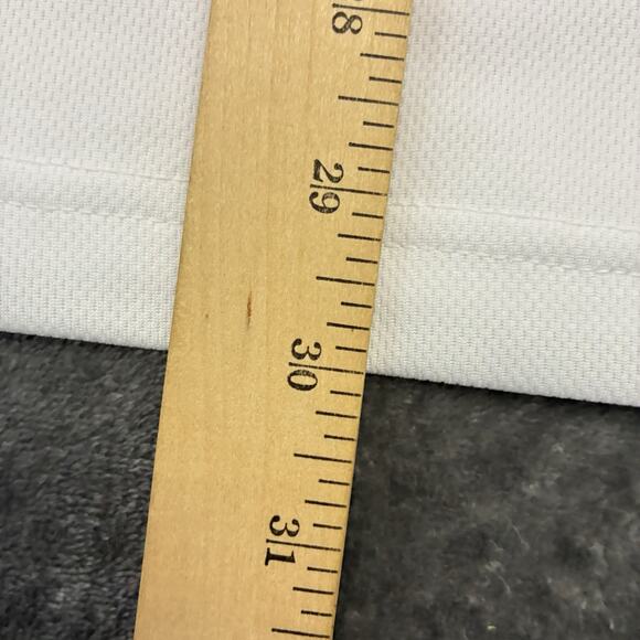 Alo Mens Polo Size 2XL White Golf Coolfit Performance Short Sleeve Breathable - Picture 7 of 9